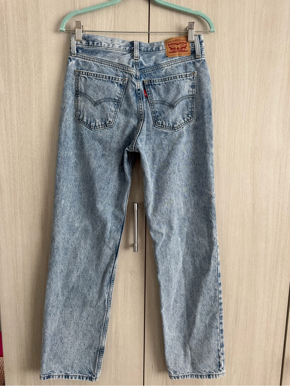 Levi's Women's Low Pro Straight Jeans - Light Blue Wash - Picture 2 of 7